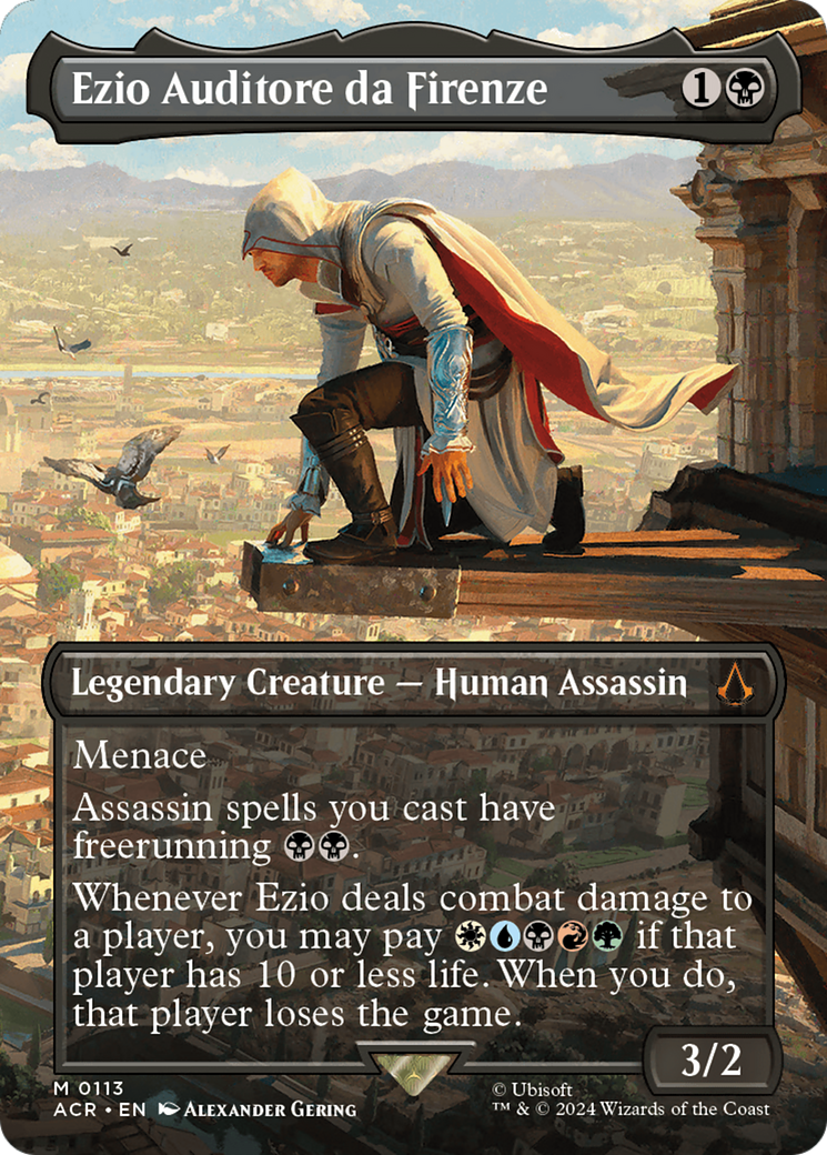 Ezio Auditore da Firenze (Borderless) [Assassin's Creed] | Card Citadel