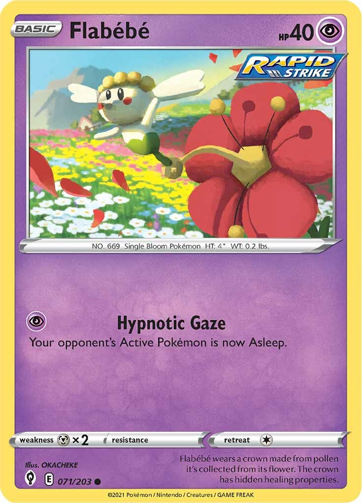 Flabebe (071/203) [Sword & Shield: Evolving Skies] | Card Citadel