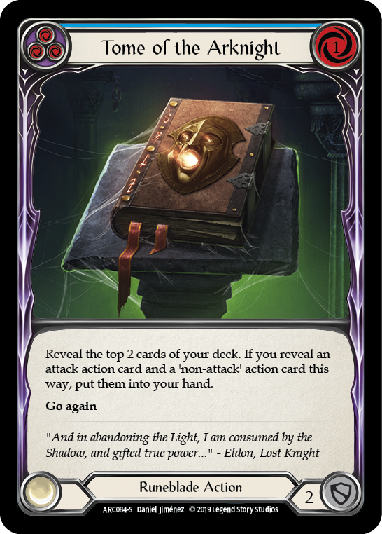 Tome of the Arknight [ARC084-S] (Arcane Rising)  1st Edition Normal | Card Citadel