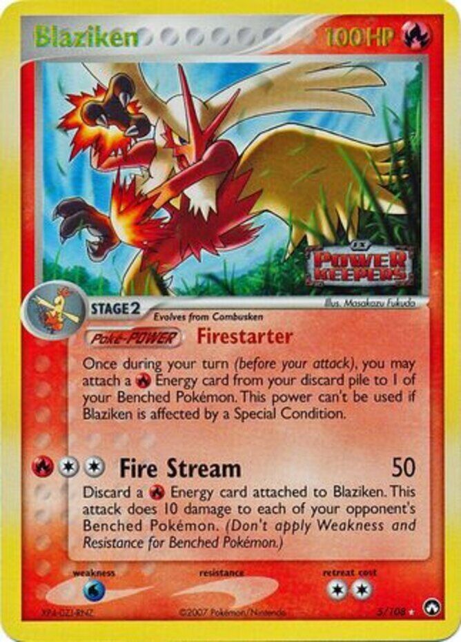 Blaziken (5/108) (Stamped) [EX: Power Keepers] | Card Citadel