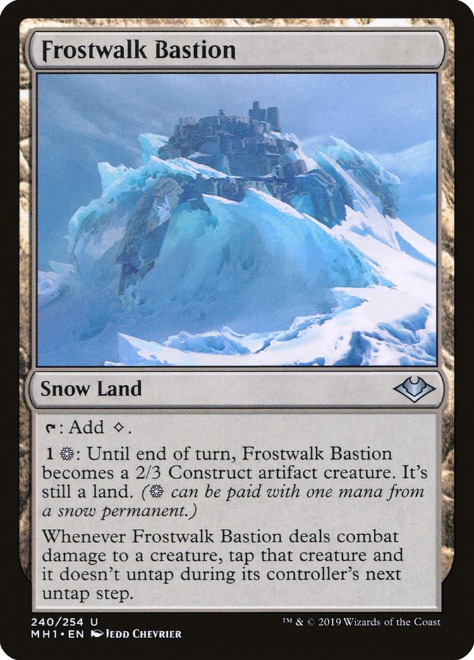 Frostwalk Bastion [Modern Horizons] | Card Citadel