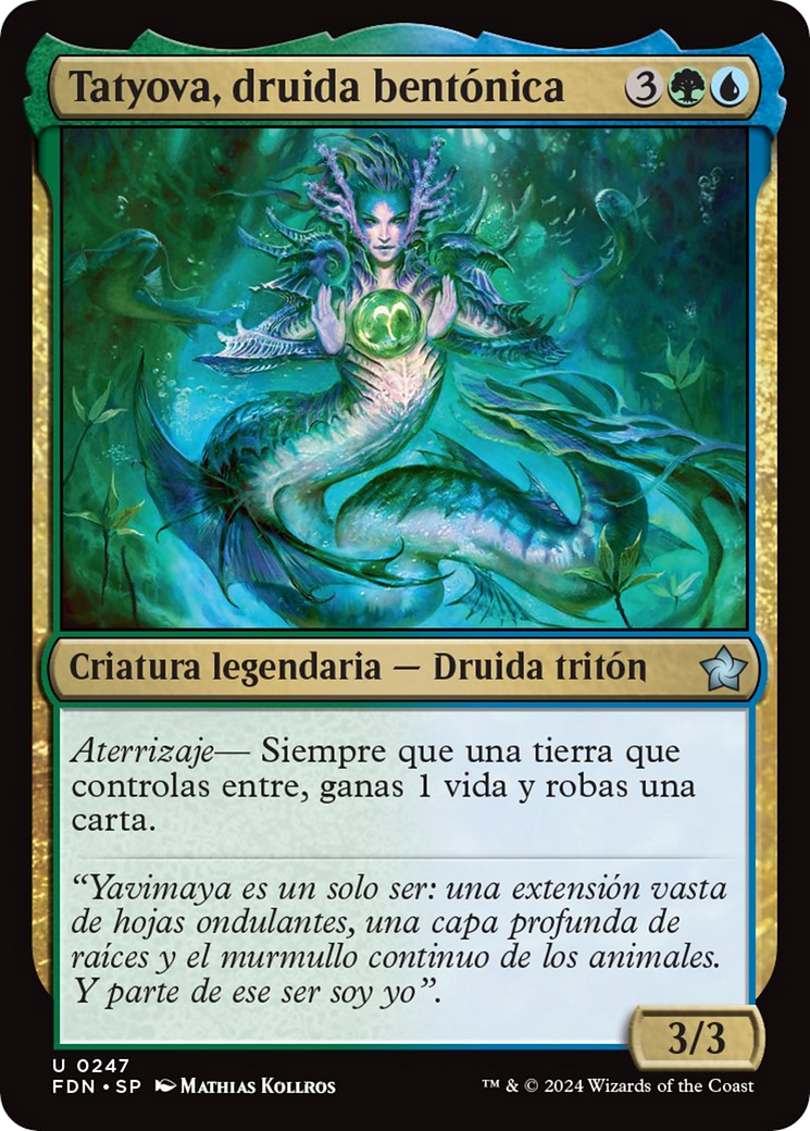 Tatyova, Benthic Druid [Foundations] | Card Citadel