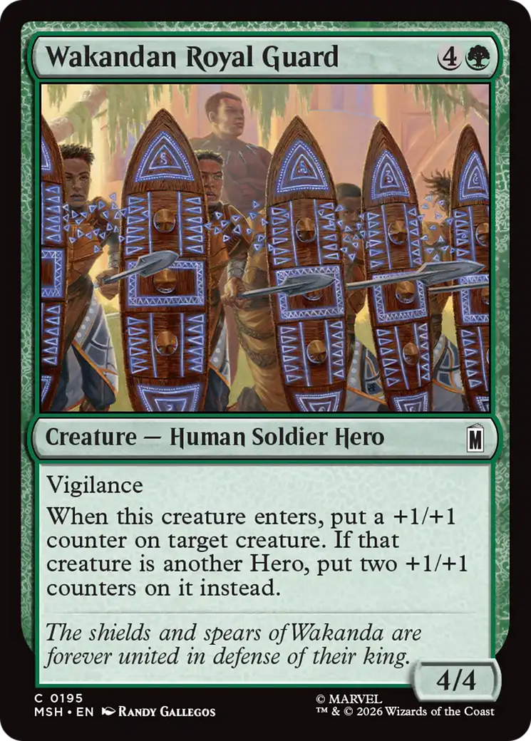 Wakandan Royal Guard [Marvel Super Heroes] | Card Citadel