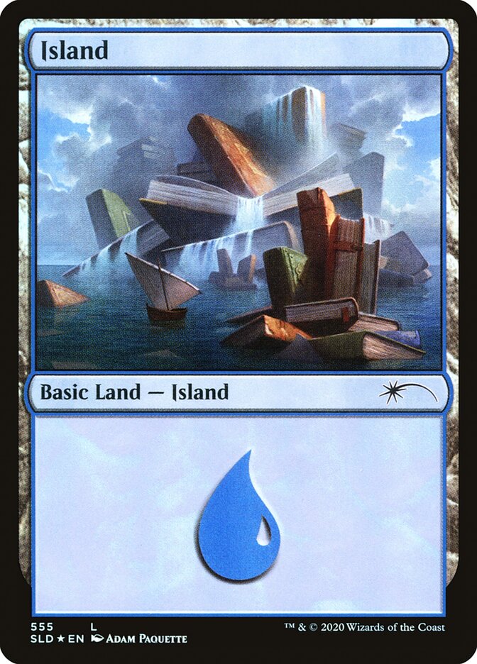 Island (Well Read) (555) [Secret Lair Drop Promos] | Card Citadel