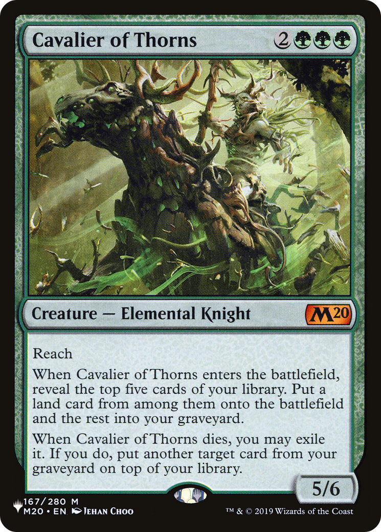 Cavalier of Thorns [The List] | Card Citadel