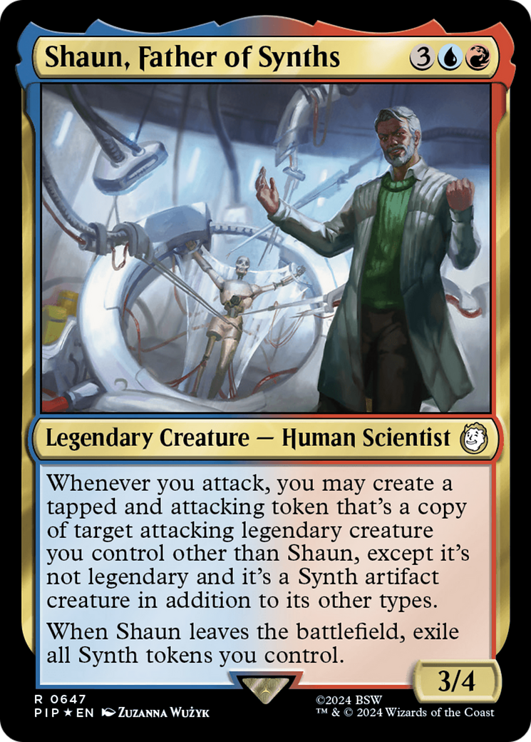 Shaun, Father of Synths (Surge Foil) [Fallout] | Card Citadel