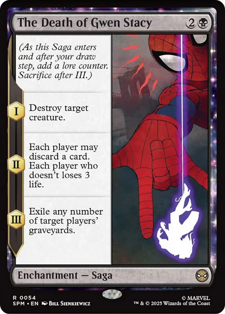 The Death of Gwen Stacy [Marvel's Spider-Man] | Card Citadel