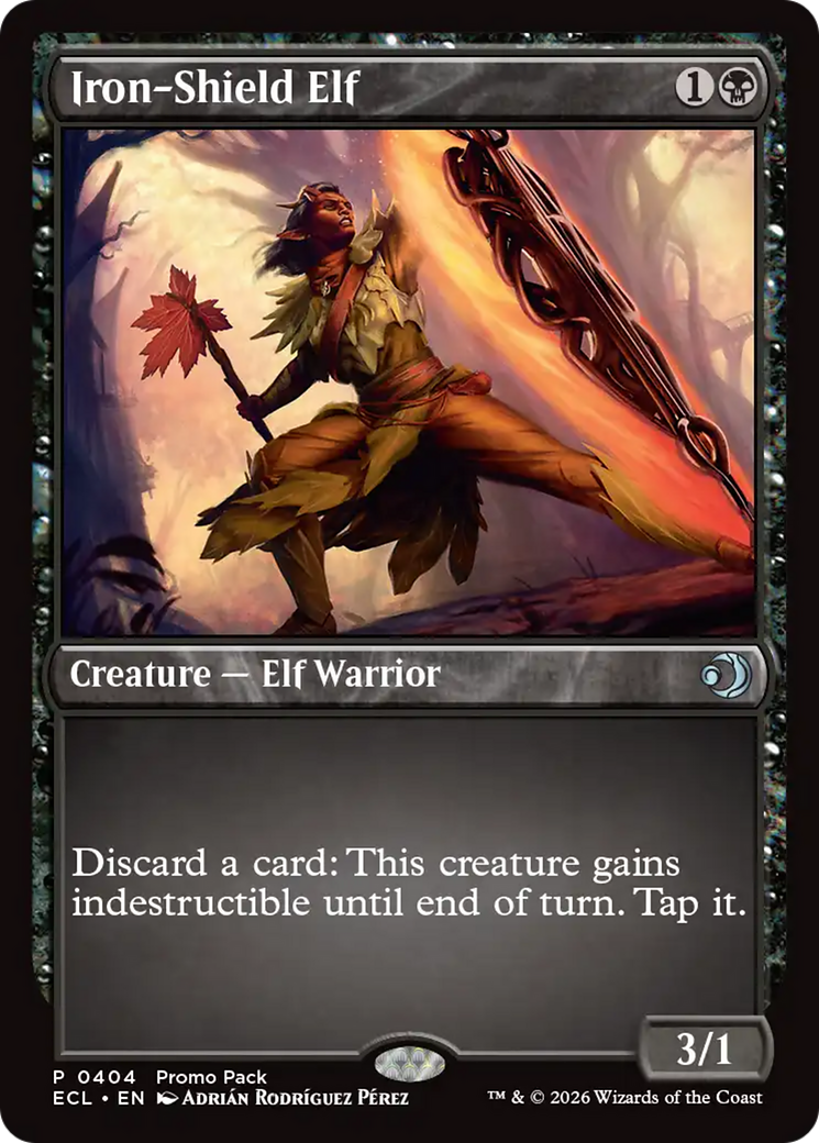 Iron-Shield Elf [Lorwyn Eclipsed Promos] | Card Citadel