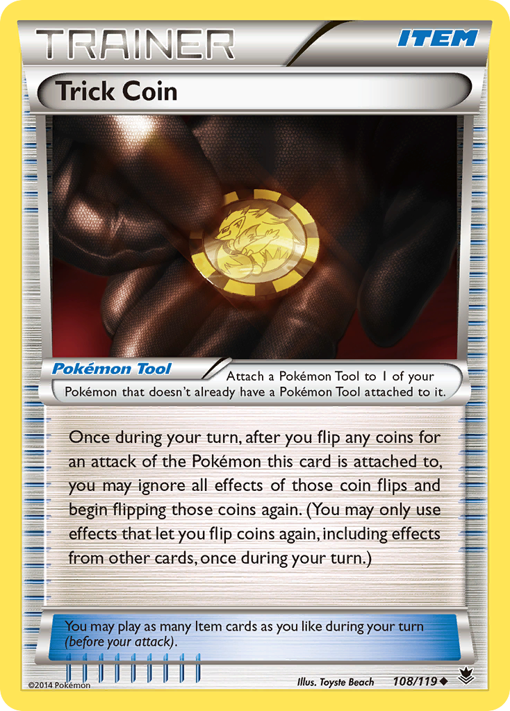 Trick Coin (108/119) [XY: Phantom Forces] | Card Citadel