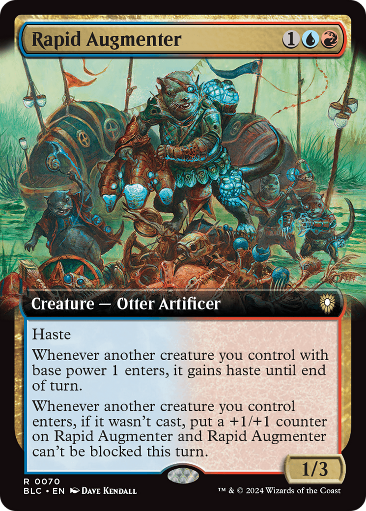 Rapid Augmenter (Extended Art) [Bloomburrow Commander] | Card Citadel