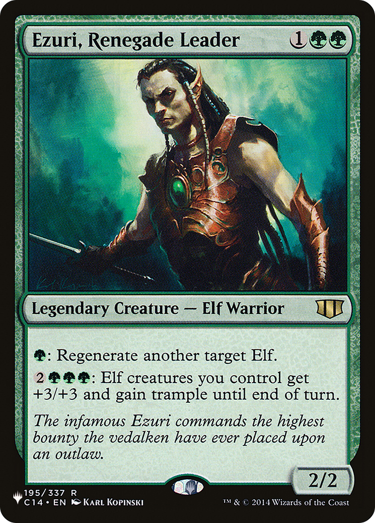 Ezuri, Renegade Leader [The List] | Card Citadel