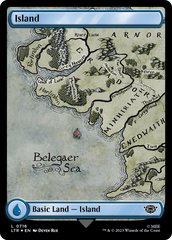 Island (0716) (Surge Foil) [The Lord of the Rings: Tales of Middle-Earth] | Card Citadel