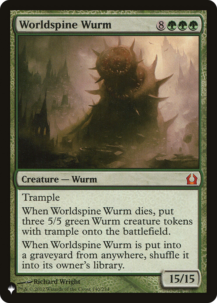 Worldspine Wurm [The List] | Card Citadel