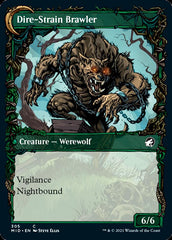 Tireless Hauler // Dire-Strain Brawler (Showcase Equinox) [Innistrad: Midnight Hunt] | Card Citadel