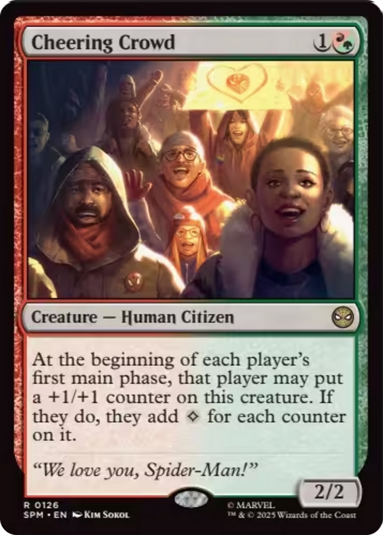Cheering Crowd [Marvel's Spider-Man] | Card Citadel