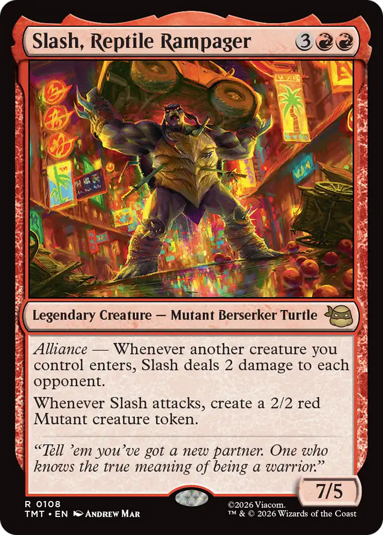Slash, Reptile Rampager [Teenage Mutant Ninja Turtles] | Card Citadel