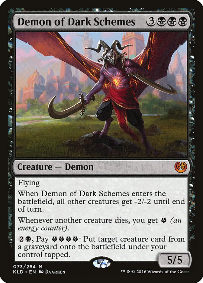 Demon of Dark Schemes [Kaladesh] | Card Citadel