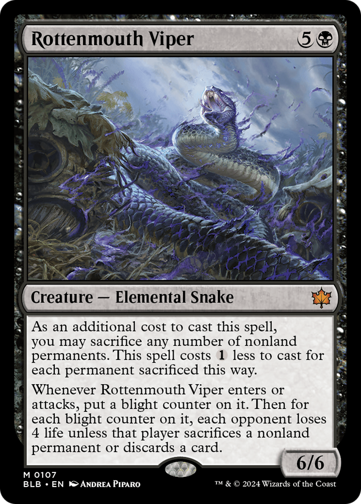 Rottenmouth Viper [Bloomburrow] | Card Citadel