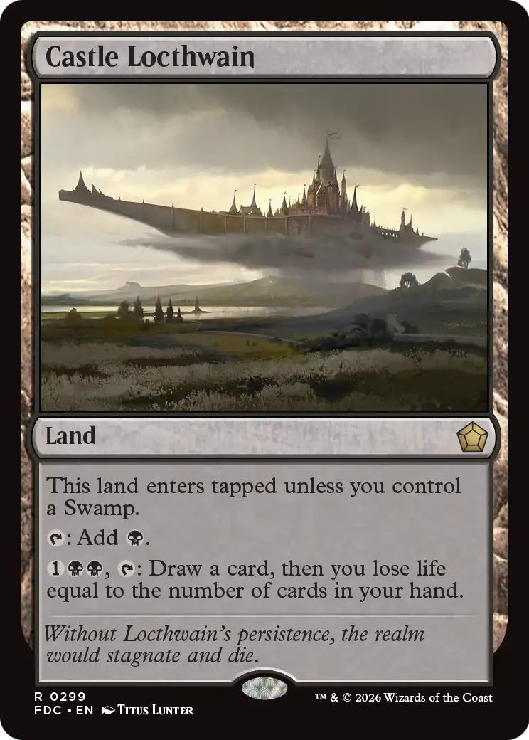 Castle Locthwain [Foundations Commander] | Card Citadel