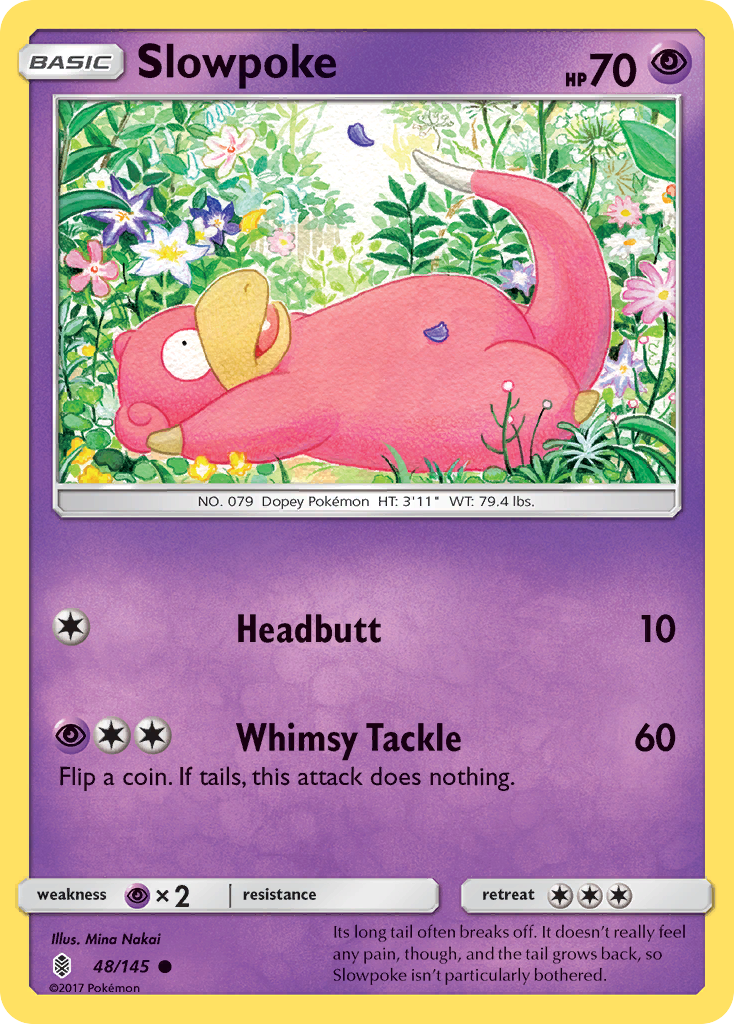 Slowpoke (48/145) [Sun & Moon: Guardians Rising] | Card Citadel