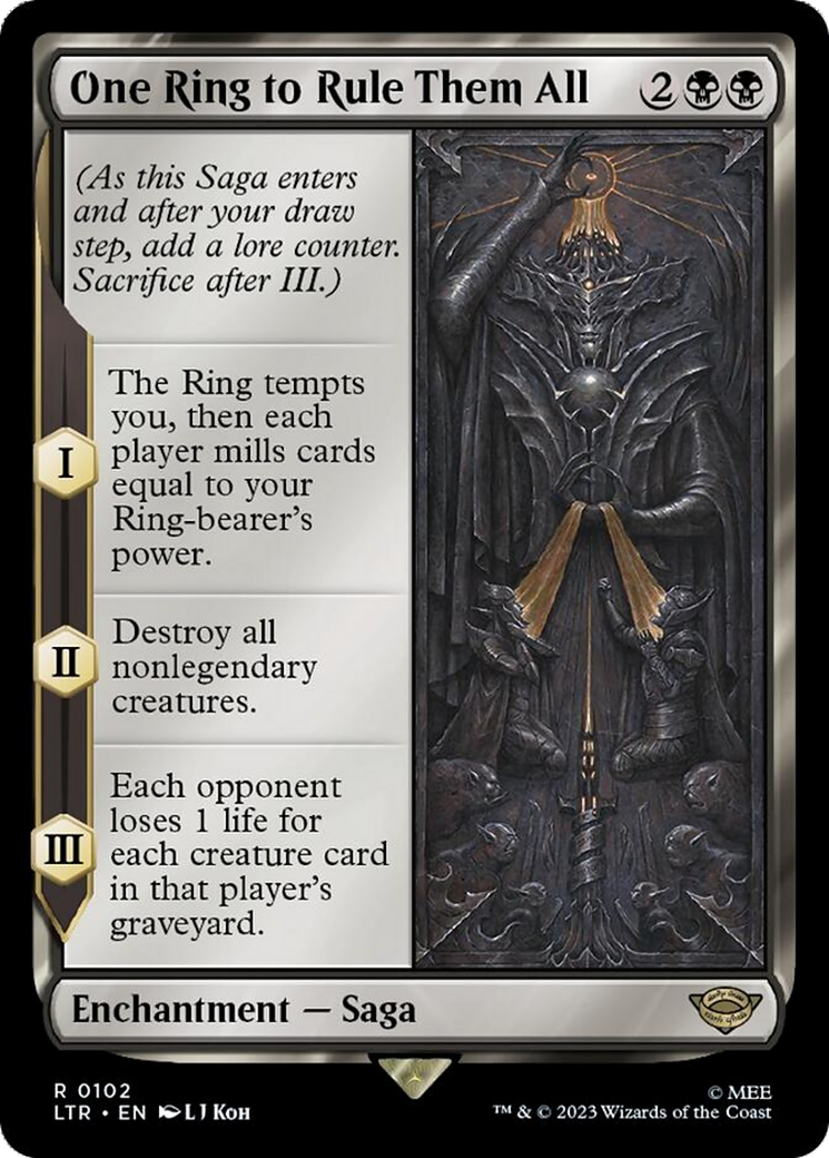 One Ring to Rule Them All [The Lord of the Rings: Tales of Middle-Earth] | Card Citadel