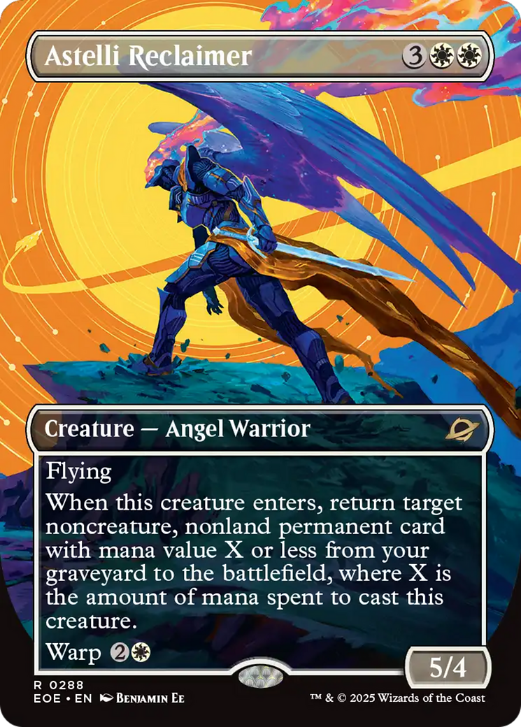 Astelli Reclaimer (Borderless) [Edge of Eternities] | Card Citadel