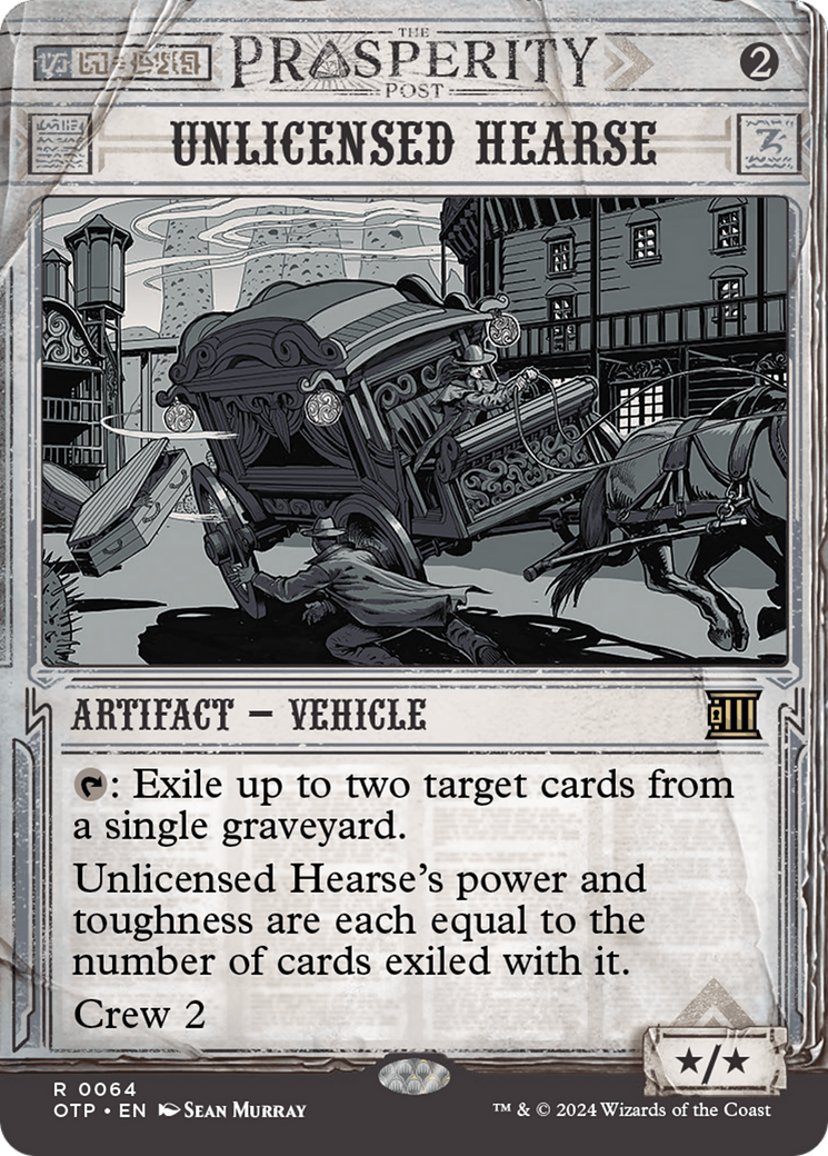 Unlicensed Hearse [Outlaws of Thunder Junction: Breaking News] | Card Citadel