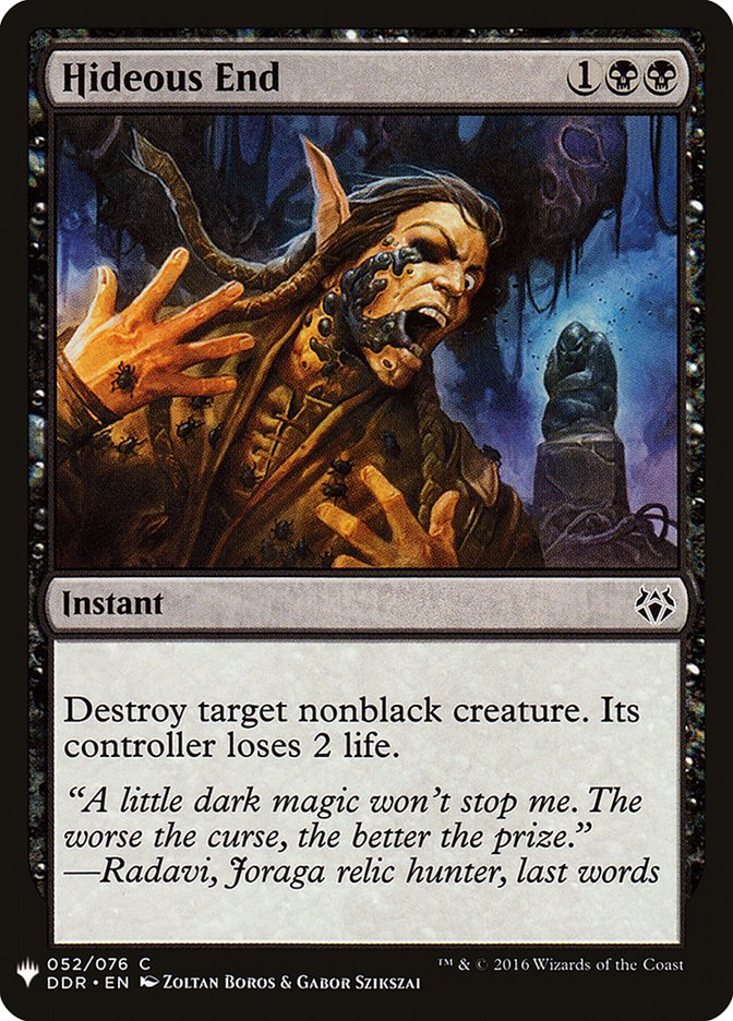 Hideous End [Mystery Booster] | Card Citadel