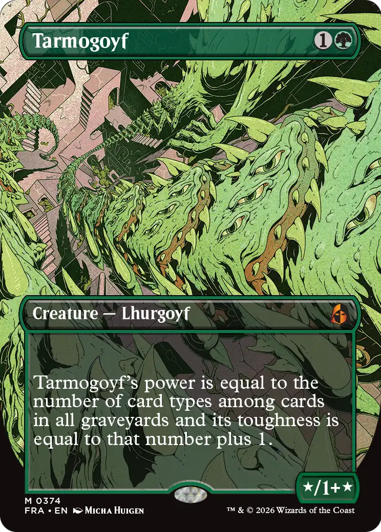 Tarmogoyf (Borderless) [Reality Fracture] | Card Citadel