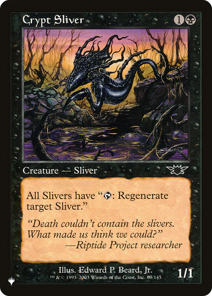 Crypt Sliver [The List] | Card Citadel