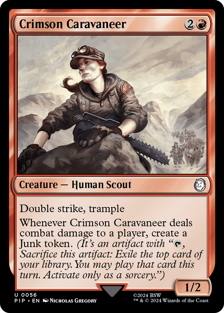 Crimson Caravaneer [Fallout] | Card Citadel