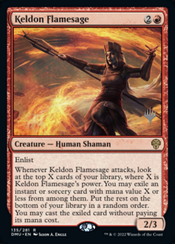 Keldon Flamesage (Promo Pack) [Dominaria United Promos] | Card Citadel