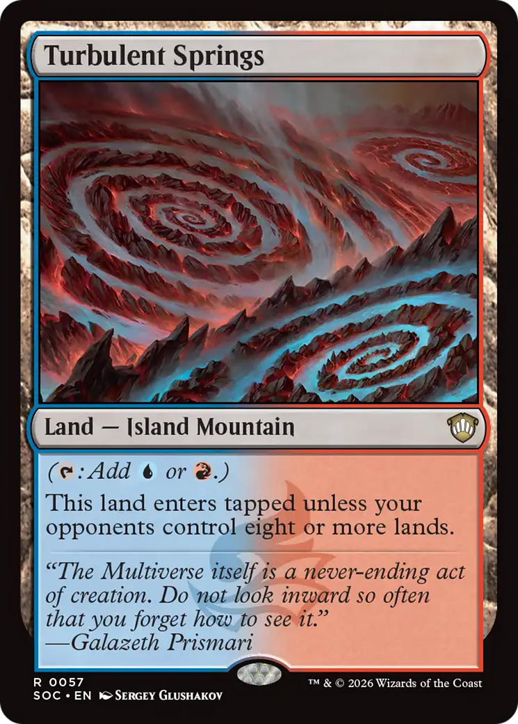 Turbulent Springs [Secrets of Strixhaven Commander] | Card Citadel
