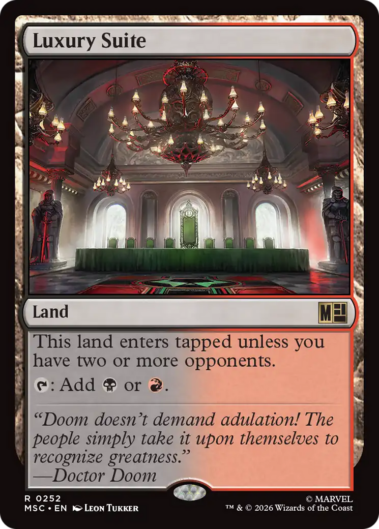Luxury Suite (Surge Foil) [Marvel Super Heroes Commander] | Card Citadel