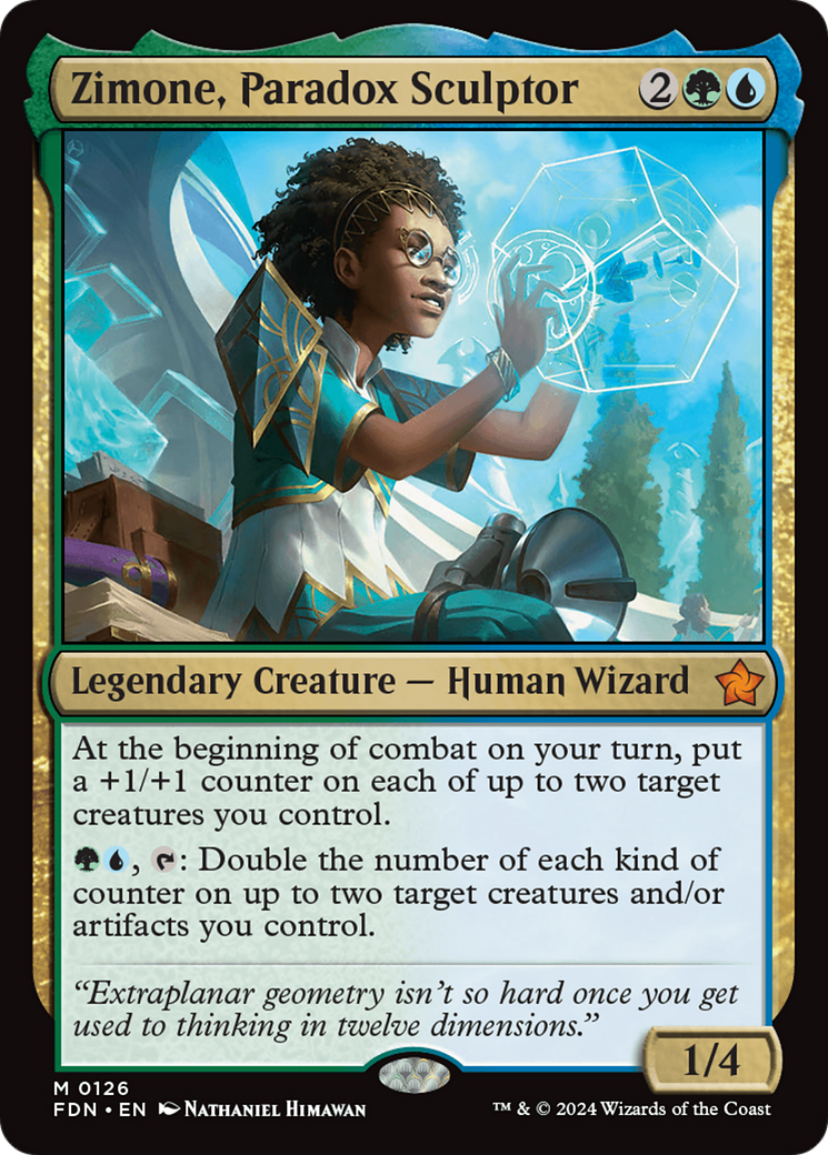 Zimone, Paradox Sculptor [Foundations] | Card Citadel