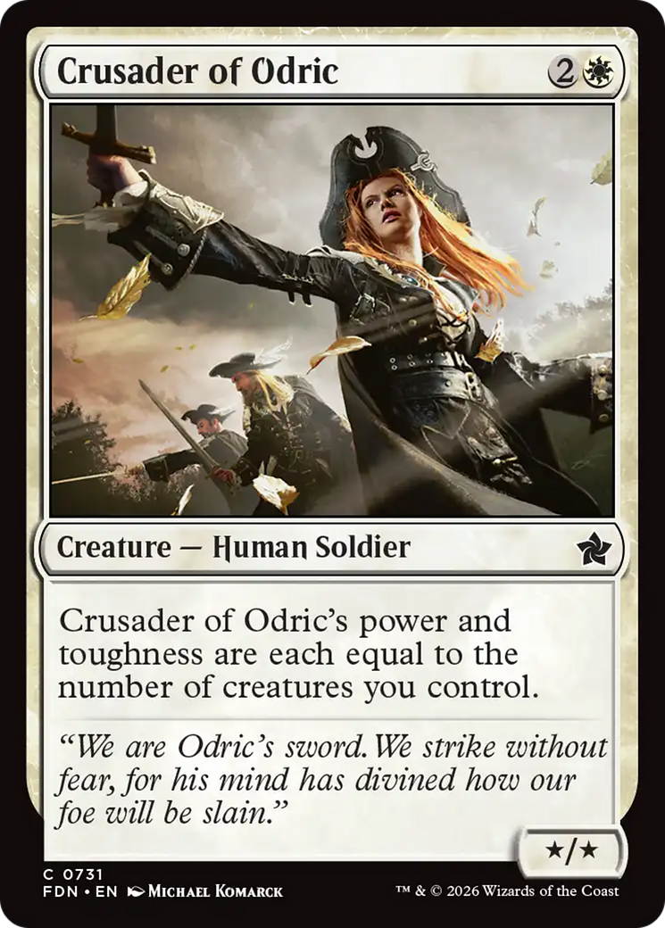Crusader of Odric (0731) [Foundations] | Card Citadel