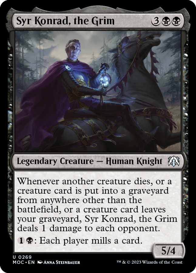 Syr Konrad, the Grim [March of the Machine Commander] | Card Citadel