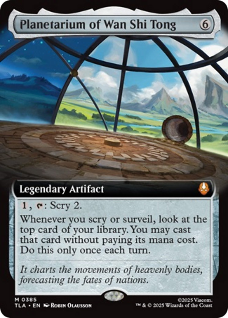 Planetarium of Wan Shi Tong (Extended Art) [Avatar: The Last Airbender] | Card Citadel
