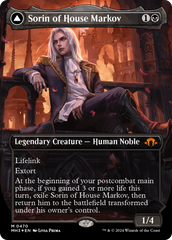 Sorin of House Markov // Sorin, Ravenous Neonate (Borderless) (Textured Foil) [Modern Horizons 3] | Card Citadel