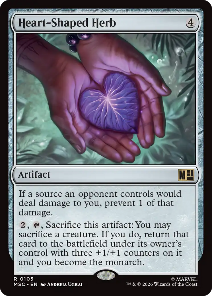 Heart-Shaped Herb (Surge Foil) [Marvel Super Heroes Commander] | Card Citadel