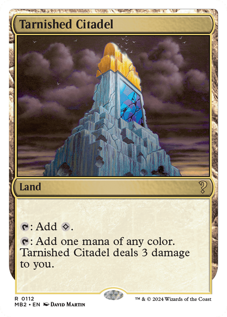 Tarnished Citadel (White Border) [Mystery Booster 2] | Card Citadel