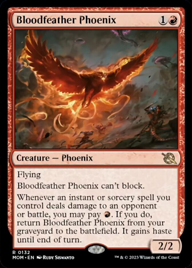Bloodfeather Phoenix [March of the Machine] | Card Citadel