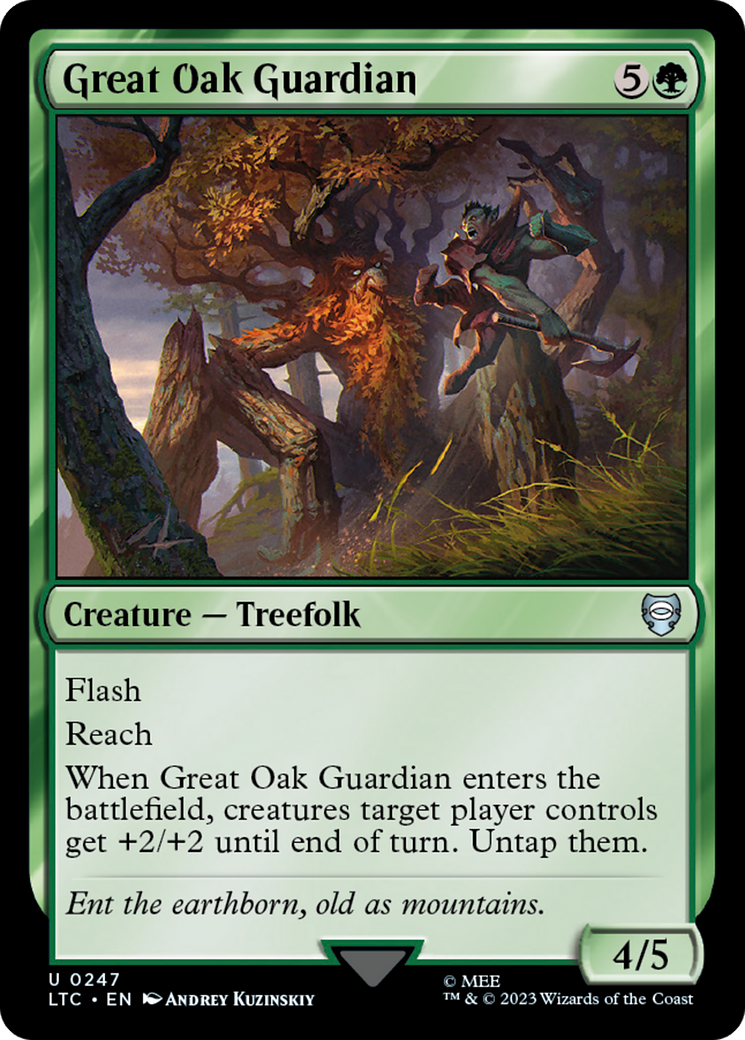 Great Oak Guardian [The Lord of the Rings: Tales of Middle-Earth Commander] | Card Citadel