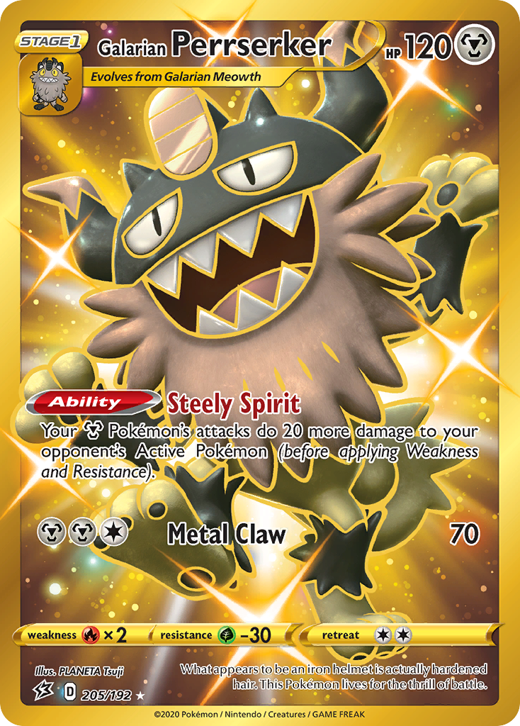 Galarian Perrserker (205/192) [Sword & Shield: Rebel Clash] | Card Citadel