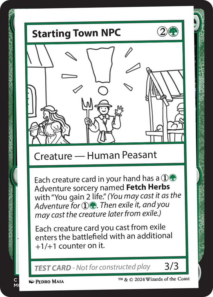 Starting Town NPC [Mystery Booster 2 Playtest Cards] | Card Citadel