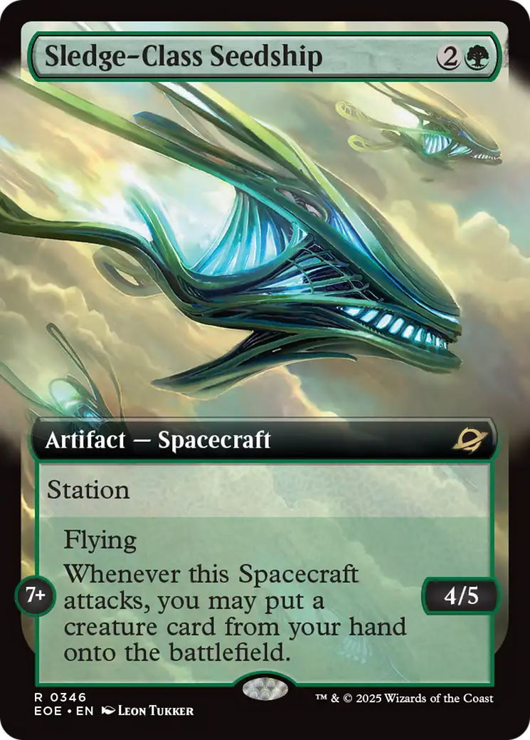 Sledge-Class Seedship (Extended Art) [Edge of Eternities] | Card Citadel