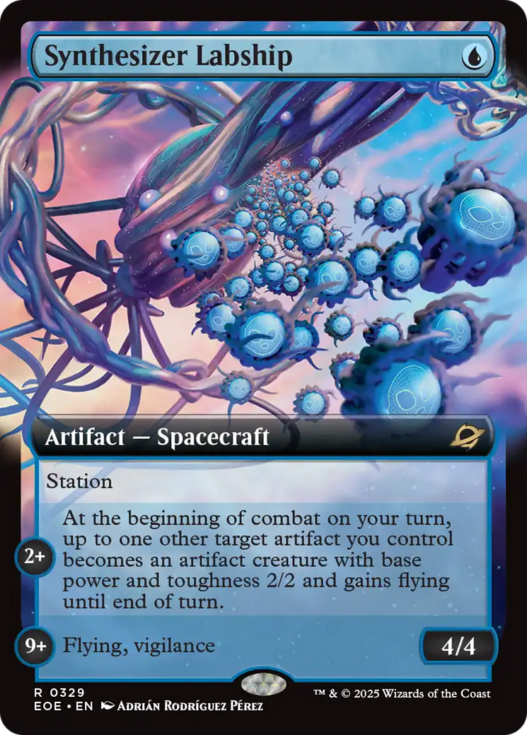 Synthesizer Labship (Extended Art) [Edge of Eternities] | Card Citadel