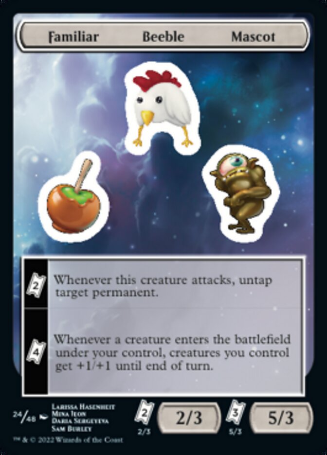 Familiar Beeble Mascot [Unfinity Stickers] | Card Citadel