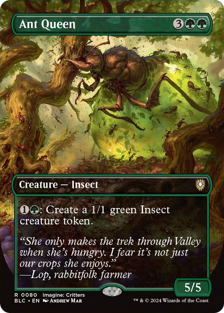 Ant Queen (Borderless) [Bloomburrow Commander] | Card Citadel