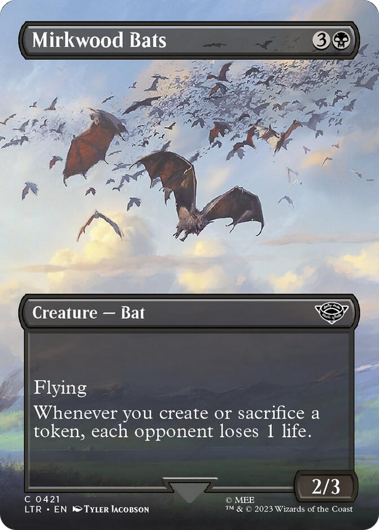 Mirkwood Bats (Borderless Alternate Art) [The Lord of the Rings: Tales of Middle-Earth] | Card Citadel